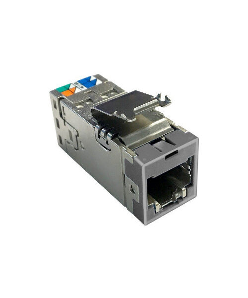 CommScope NETCONNECT AMP-TWIST SLX Series Modular Jack, category 6A, shielded , 4 Pair, without dust cover, gray