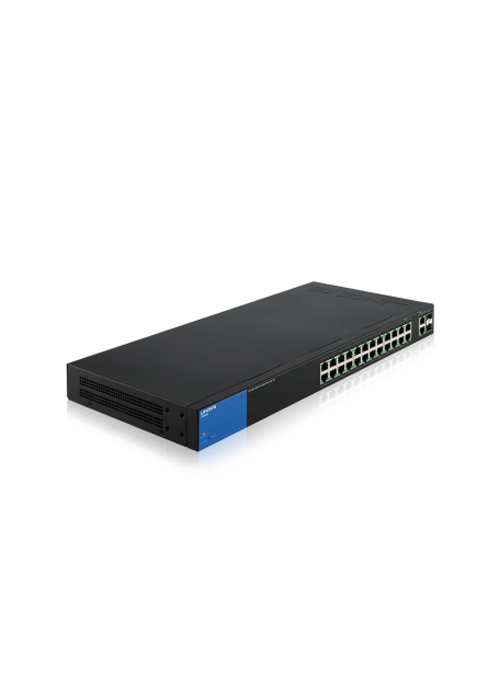 Linksys LGS326MP PoE+ Smart 24 Port Gigabit Network Switch