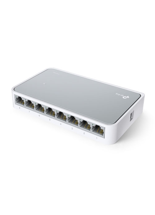 TP-Link - 8-Port 10100Mbps Desktop Switch,Ekhalas