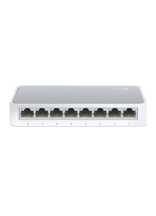 TP-Link - 8-Port 10100Mbps Desktop Switch,Ekhalas