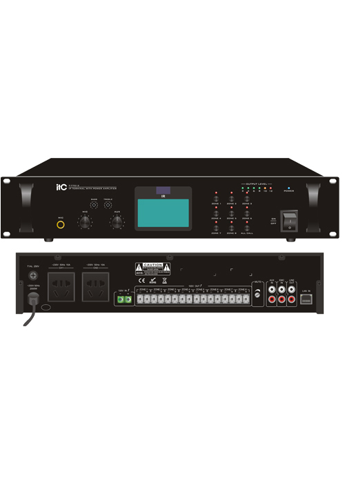 T-7701Z IP network decoding adapter (decoding terminal with 8 partitions)