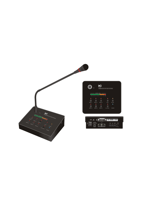 ITC - T-216 Six zones paging microphone