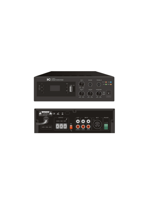 ITC - T-B120E/ T-B60E/ T-B40E Mini Digital Mixer Amplifier with MP3(USB/TF) and Bluetooth