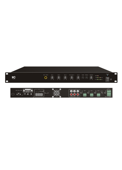 ITC - T-B60D/T-B120D/T-B240D/T-B350D/T-B500D Digital Mixer Amplifier (Phoenix Mic Input)