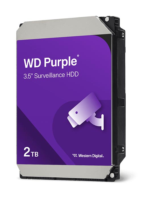 WD - Purple Surveillance Hard Drive - 2TB WD23PURZ