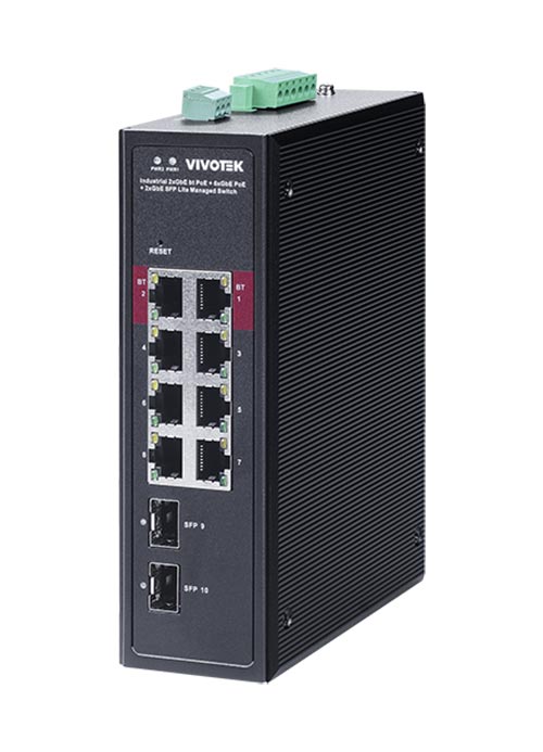 VIVOTEK - AW-IHB-1040 10 Ports Lite Managed PoE Switch