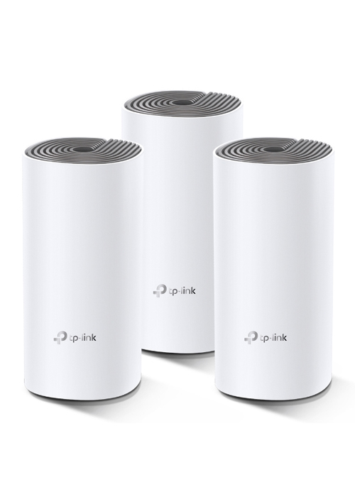 Tp-Link - Deco E4 (AC1200) Whole Home Mesh (3-pack)